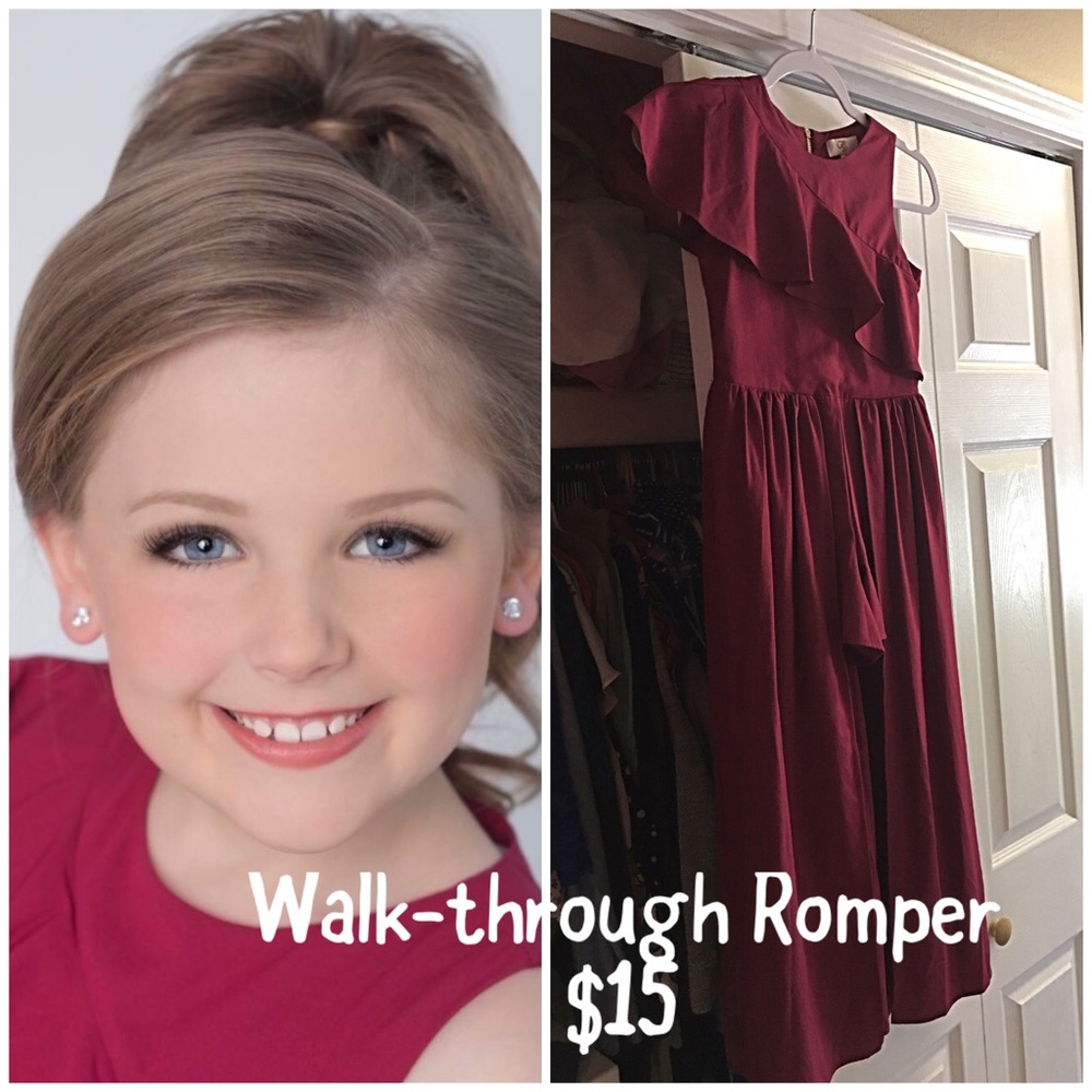 Walk-through romper